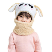 将图片加载到图库查看器,Winter Hat Warm Winter Fashion Adult Kids Winter Fuzzy Plush Balaclava Hat Cartoon Panda Rabbit Windproof Full Cover Earflap Hood Cap Neck Warmer Scarf Fleece Balaclava Hood Ski Mask Cold Weather Face Mask Neck Warmer Winter Nose Warmer
