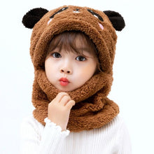 将图片加载到图库查看器,Winter Hat Warm Winter Fashion Adult Kids Winter Fuzzy Plush Balaclava Hat Cartoon Panda Rabbit Windproof Full Cover Earflap Hood Cap Neck Warmer Scarf Fleece Balaclava Hood Ski Mask Cold Weather Face Mask Neck Warmer Winter Nose Warmer