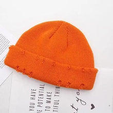 将图片加载到图库查看器,Winter Hat Women Knitted Fashion Warm Thick Hat Autumn Hip Hop Hole Beanies Unisex Basic Cap For Both Men Women Knitted Beanies Fashion Warm Hat