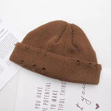 将图片加载到图库查看器,Winter Hat Women Knitted Fashion Warm Thick Hat Autumn Hip Hop Hole Beanies Unisex Basic Cap For Both Men Women Knitted Beanies Fashion Warm Hat