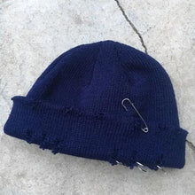 将图片加载到图库查看器,Winter Hat Women Knitted Fashion Warm Thick Hat Autumn Hip Hop Hole Beanies Unisex Basic Cap For Both Men Women Knitted Beanies Fashion Warm Hat