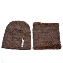 Load image into Gallery viewer, Winter Hats Skellies Beanies Hat Winter Beanies For Men Women Wool Necks Caps Balaclava Mask Gorgas Bonnet Wool Knitted Hat Scarf Hat Set Outdoor Sport Warm Beanies Hat For Men Knitted Hats Bandana Hiking Camping Kid Neck Warmer Cap