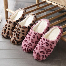 将图片加载到图库查看器,Winter Home Slippers Women Cotton Shoes Soft Plush Indoor Slippers Shoes For Women Men Couple Warm Fur Slippers Cute Comfy Fuzzy Knitted Memory Foam Slip On House Slippers