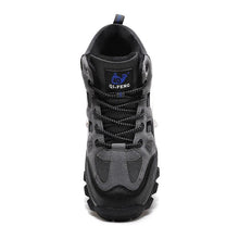 将图片加载到图库查看器,Winter Leather Mens Boots Fur Super Warm Snow Boots Men Winter Work Casual Shoes High Top Rubber Boots Winter Warm Outdoor Walking Lace Up Anti-Slip Breathable Ankle Booties
