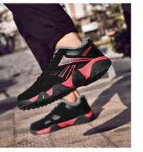 将图片加载到图库查看器,Winter Leather Sneakers Keep Warm Waterproof Mans Sneakers Work Casual Shoes Mens Autumn Anti-slip Leather Lace Up Lightweight Soft Modern Comfortable Classic Walking Sneakers