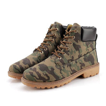 将图片加载到图库查看器,Winter Luxury Shoes Mens Flat Heel Boots Fashion Warm Ankle Boots Outdoor Warm Non Slip Fur Lined Ankle Boots Leather Winter Walking Shoes For Mens