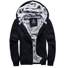 Load image into Gallery viewer, Winter Men's Hooded Long Sleeve Zipper Jacket