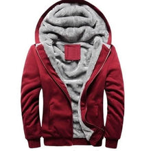 Load image into Gallery viewer, Winter Men's Hooded Long Sleeve Zipper Jacket