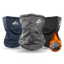 Load image into Gallery viewer, Winter Outdoor Neck Warmer Cycling Scarf Running Sports Headwear Face Scarf Bicycle Bandana Men Simple Fashion Motorcycle Windproof Sun Protect Cycling Face Neck Mask Headwear Scarf Bandana Hood Half Breathable Dustproof Hang-Ear Cap Bike Headbands