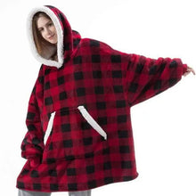 Load image into Gallery viewer, Winter Oversized Wearable Blanket Women Hoodies Sweatshirt TV Blanket With Sleeves Pullover Warm Soft Unisex Hoody Comfortable Sweatshirts For Autumn