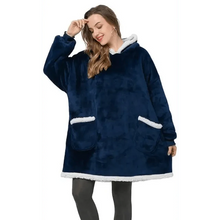Load image into Gallery viewer, Winter Oversized Wearable Blanket Women Hoodies Sweatshirt TV Blanket With Sleeves Pullover Warm Soft Unisex Hoody Comfortable Sweatshirts For Autumn