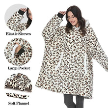 Load image into Gallery viewer, Winter Oversized Wearable Blanket Women Hoodies Sweatshirt TV Blanket With Sleeves Pullover Warm Soft Unisex Hoody Comfortable Sweatshirts For Autumn