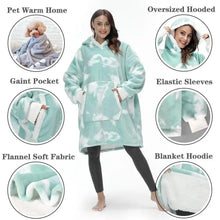 Load image into Gallery viewer, Winter Oversized Wearable Blanket Women Hoodies Sweatshirt TV Blanket With Sleeves Pullover Warm Soft Unisex Hoody Comfortable Sweatshirts For Autumn