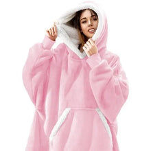 Load image into Gallery viewer, Winter Oversized Wearable Blanket Women Hoodies Sweatshirt TV Blanket With Sleeves Pullover Warm Soft Unisex Hoody Comfortable Sweatshirts For Autumn
