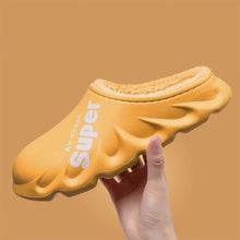 Load image into Gallery viewer, Winter Slippers Warm Men Shoes Waterproof Women Couples Non-Slip Plush Cotton Indoor Outdoor Cozy Home Autumn Thick Slippers Cozy Slip-On Memory Foam Fur House Slippers Warm Fleece Lining Indoor Outdoor Garden Bedroom Plush Shoes