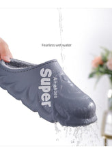 Load image into Gallery viewer, Winter Slippers Warm Men Shoes Waterproof Women Couples Non-Slip Plush Cotton Indoor Outdoor Cozy Home Autumn Thick Slippers Cozy Slip-On Memory Foam Fur House Slippers Warm Fleece Lining Indoor Outdoor Garden Bedroom Plush Shoes