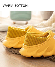 Load image into Gallery viewer, Winter Slippers Warm Men Shoes Waterproof Women Couples Non-Slip Plush Cotton Indoor Outdoor Cozy Home Autumn Thick Slippers Cozy Slip-On Memory Foam Fur House Slippers Warm Fleece Lining Indoor Outdoor Garden Bedroom Plush Shoes