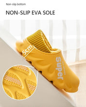 Load image into Gallery viewer, Winter Slippers Warm Men Shoes Waterproof Women Couples Non-Slip Plush Cotton Indoor Outdoor Cozy Home Autumn Thick Slippers Cozy Slip-On Memory Foam Fur House Slippers Warm Fleece Lining Indoor Outdoor Garden Bedroom Plush Shoes