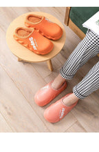 Load image into Gallery viewer, Winter Slippers Warm Men Shoes Waterproof Women Couples Non-Slip Plush Cotton Indoor Outdoor Cozy Home Autumn Thick Slippers Cozy Slip-On Memory Foam Fur House Slippers Warm Fleece Lining Indoor Outdoor Garden Bedroom Plush Shoes