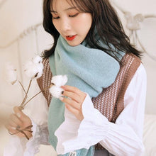 Load image into Gallery viewer, Winter Soft Solid Thicken Soft Lightweight Warm Scarf Cashmere Scarves Pashmina Shawls Wraps Scarves Pashmina Shawls Wraps Knitted Wool Long Scarf Women