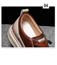 Load image into Gallery viewer, Winter Thich Womans Sneakers Warm Casual Vulcanized Shoes High Platform Boots Lace Up High Top Leather Sneakers Woman High Fashion Thick Soled Sports Walking Platform Shoes 7CM
