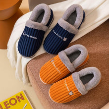 Load image into Gallery viewer, Winter Warm Home Slippers Women Cat Non-Slip Home Shoes Indoor Floor Bedroom Couple Plush House Slippers Comfort Plush Cute House Lucky Cat Warm Indoor Home Shoes