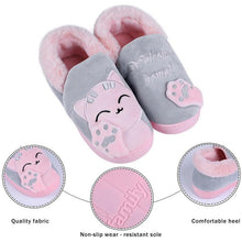 Load image into Gallery viewer, Winter Warm Home Slippers Women Cat Non-Slip Home Shoes Indoor Floor Bedroom Couple Plush House Slippers Comfort Plush Cute House Lucky Cat Warm Indoor Home Shoes