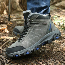 将图片加载到图库查看器,Winter Warm Sports Boots Men's Outdoor Non-Slip Hiking Shoes Men's Women's Sports Boots Hunting Outdoor Walking Lace Up Anti-Slip Ankle Booties Casual Strong Design