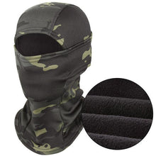 Load image into Gallery viewer, Winter Warmer Fleece Tactical Balaclava Full Face Mask Ski Paintball Running Hunting Hiking Cycling Sports Snowboard Scarf Men Motocross Summer Men Face Scarf Mask Sunscreen Dustproof Army Cycling Hunting Fishing Tactical Airsoft Hat