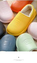 Load image into Gallery viewer, Winter Waterproof Home Slippers Womens New Plush Warm House Soft Slippers Non-Slip Memory Foam Couples Shoes Women's Cozy Warm Slippers Memory Foam Indoor Outdoor Winter Slippers