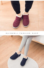 Load image into Gallery viewer, Winter Waterproof Shoes Men's Fashion Sneakers Outdoor Work Warm Shoes For Men Slip On Casual Comfortable Warm Outdoors Walking Waterproof Soft Shoes