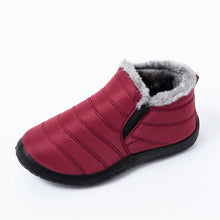 Load image into Gallery viewer, Winter Women Boots Waterproof Snow Shoes Flat Casual Winter Soft Shoes Ankle Boots For Women Snow Boots Winter Slip On Ankle Comfortable Booties Anti-Slip Water Resistant Fully Fur Lined Outdoor Shoes