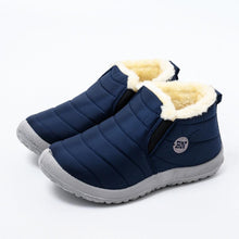 Load image into Gallery viewer, Winter Women Boots Waterproof Snow Shoes Flat Casual Winter Soft Shoes Ankle Boots For Women Snow Boots Winter Slip On Ankle Comfortable Booties Anti-Slip Water Resistant Fully Fur Lined Outdoor Shoes