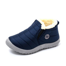 Load image into Gallery viewer, Winter Women Boots Waterproof Snow Shoes Flat Casual Winter Soft Shoes Ankle Boots For Women Snow Boots Winter Slip On Ankle Comfortable Booties Anti-Slip Water Resistant Fully Fur Lined Outdoor Shoes