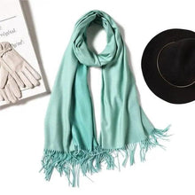 Load image into Gallery viewer, Winter Women Scarf Fashion Solid Soft Scarves For Lady Shawls Wrap Casual Wear Travel Friendly For Winter Fall Winter Classic Warm Soft Chunky Warm Scarves Wrap Scarf