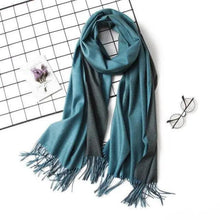 Load image into Gallery viewer, Winter Women Scarf Fashion Solid Soft Scarves For Lady Shawls Wrap Casual Wear Travel Friendly For Winter Fall Winter Classic Warm Soft Chunky Warm Scarves Wrap Scarf