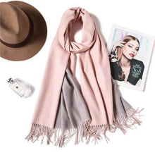 Load image into Gallery viewer, Winter Women Scarf Fashion Solid Soft Scarves For Lady Shawls Wrap Casual Wear Travel Friendly For Winter Fall Winter Classic Warm Soft Chunky Warm Scarves Wrap Scarf