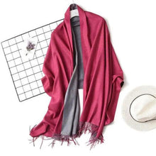 Load image into Gallery viewer, Winter Women Scarf Fashion Solid Soft Scarves For Lady Shawls Wrap Casual Wear Travel Friendly For Winter Fall Winter Classic Warm Soft Chunky Warm Scarves Wrap Scarf