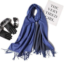 Load image into Gallery viewer, Winter Women Scarf Fashion Solid Soft Scarves For Lady Shawls Wrap Casual Wear Travel Friendly For Winter Fall Winter Classic Warm Soft Chunky Warm Scarves Wrap Scarf