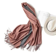 Load image into Gallery viewer, Winter Women Scarf Fashion Solid Soft Scarves For Lady Shawls Wrap Casual Wear Travel Friendly For Winter Fall Winter Classic Warm Soft Chunky Warm Scarves Wrap Scarf