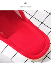 Load image into Gallery viewer, Winter Women Slippers Home Soft Slippers Flip Flops Plush Warm Hotel Sandals Anti Skid Bedroom Memory Foam Slippers Comfy Slip-On House Shoes With Anti-Skid Sole