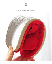 Load image into Gallery viewer, Winter Women Slippers Home Soft Slippers Flip Flops Plush Warm Hotel Sandals Anti Skid Bedroom Memory Foam Slippers Comfy Slip-On House Shoes With Anti-Skid Sole