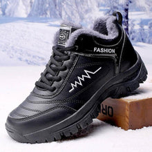 Load image into Gallery viewer, Winter Womens Mens Boots Shoes Plush Warm Sneakers Outdoor Waterproof Ankle Snow Boots Casual Leather Hiking Boots Outdoor Trekking Boot Mid Hiker Boot For Mens