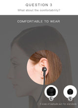 Load image into Gallery viewer, Wired in-Ear Headphones With Tangle-Free Cord Noise Isolating Bass Driven Sound Metal Earphones Carry Case Ear Bud Tips In-ear Earphone Super Bass Sound Sport Headset With Mic for Phones Ear Phone For Women 3.5mm