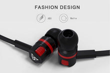 Load image into Gallery viewer, Wired in-Ear Headphones With Tangle-Free Cord Noise Isolating Bass Driven Sound Metal Earphones Carry Case Ear Bud Tips In-ear Earphone Super Bass Sound Sport Headset With Mic for Phones Ear Phone For Women 3.5mm