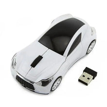 Load image into Gallery viewer, Wireless Black Sports Car USB Mouse Design Computer 1600 DPI Mouse Mini Ergonomic Gaming Mouse For Laptop And Computer 2.4Ghz