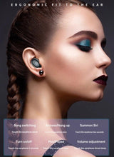 将图片加载到图库查看器,Wireless Bluetooth 5.1 Earphones Wireless Charging Case IPX8 Waterproof Stereo Headphones In Ear Built in Mic Headset Touch Control Earbuds Wireless Earbuds Case With Flashlight Noise Isolating Clear Calls Rich Bass In-Ear Sports Headset
