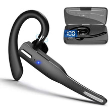 Load image into Gallery viewer, Wireless Bluetooth Business Earphone Noise Isolating Earbuds Wireless Headphones With Chraging Case LED Display Built-in Microphones For Clear Calls Single Over Ear Handsfree Earbud For Driving Charging Case Headphone Microphone Office Headset For Work