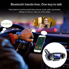 将图片加载到图库查看器,Wireless Bluetooth Handsfree Calling Car Charger FM Transmitter