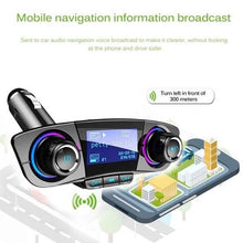 将图片加载到图库查看器,Wireless Bluetooth Handsfree Calling Car Charger FM Transmitter